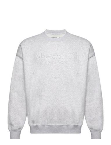 Anf Mens Sweatshirts Abercrombie & Fitch Grey