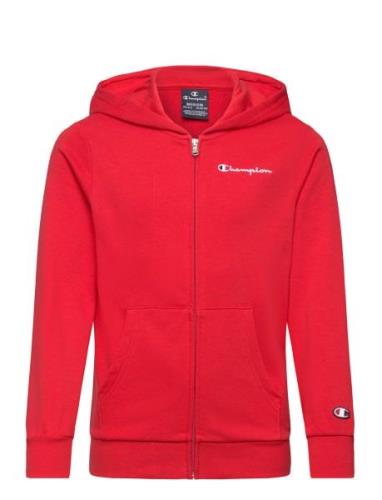 Hooded Full Zip Sweatshirt Champion Red