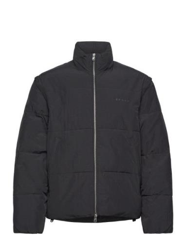 Detachable Sleeves Puffer-Black Edwin Black