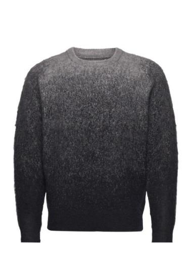 Gradient Knit Sweater-Black Taikan Black