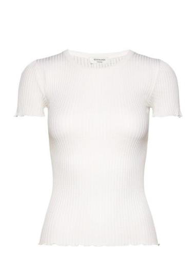 Belize Poinetelle T-Shirt Rosemunde White