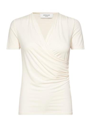 Rwbiarritz Ss Waterfall T-Shirt Rosemunde White