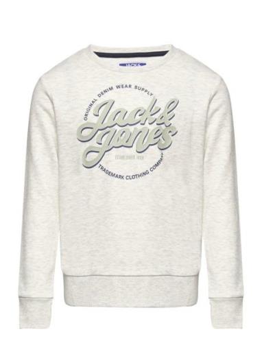 Jjminds Sweat Crew Neck Jnr Jack & J S Grey