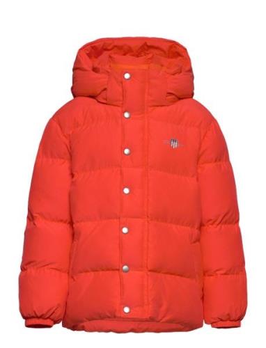 Relaxed Puffer Jacket GANT Red