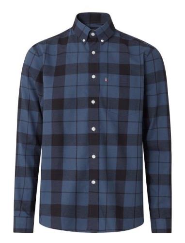 Casual Check Flannel B.d Shirt Lexington Clothing Blue