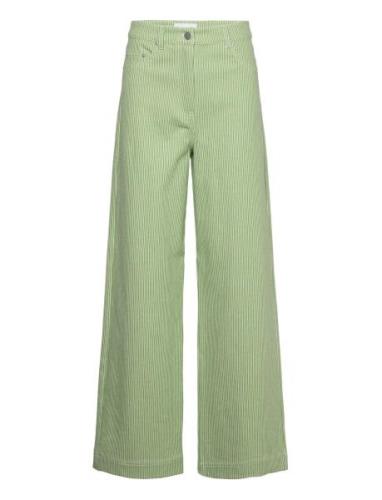 Striped Canvas Pants REMAIN Birger Christensen Green