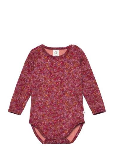 Petit Blossom L/S Body Müsli By Green Cotton Red