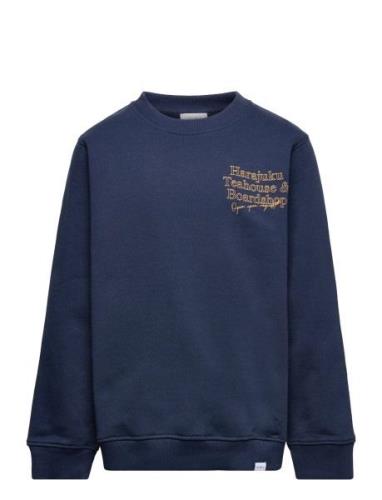 Harajuku Sweatshirt Kids Les Deux Navy