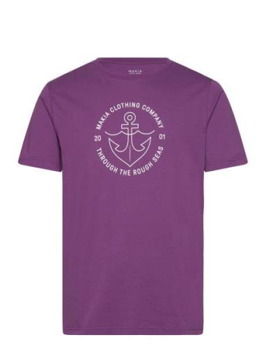 Hook T-Shirt Makia Purple