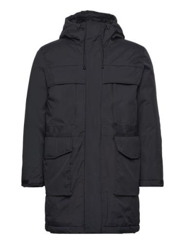 Apex Canvas? Long Padded Coat - Grs Knowledge Cotton Apparel Black