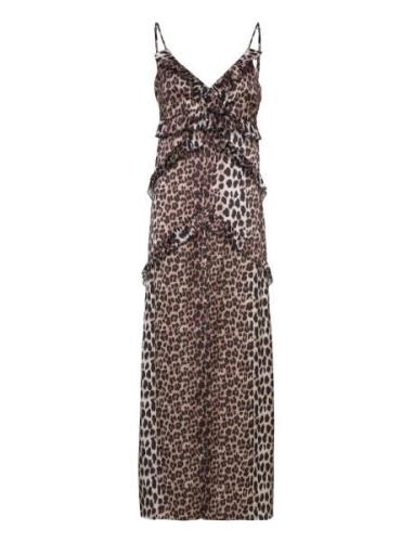 Hayes Recycled Maxi Dress Notes Du Nord Brown