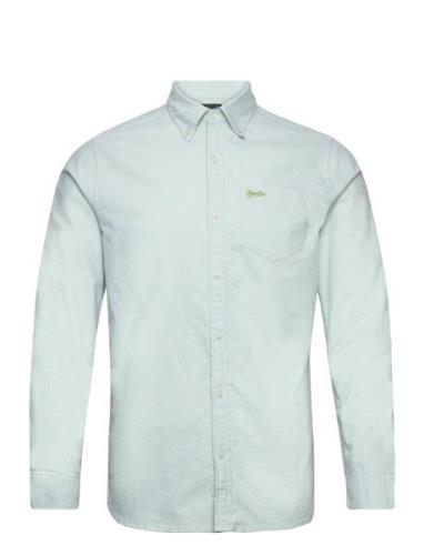 Cotton L/S Oxford Shirt Superdry Green
