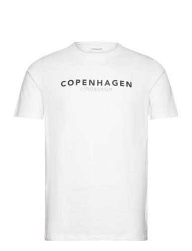 Copenhagen Print Tee S/S Lindbergh White