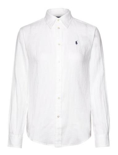 Relaxed Fit Linen Shirt Polo Ralph Lauren White