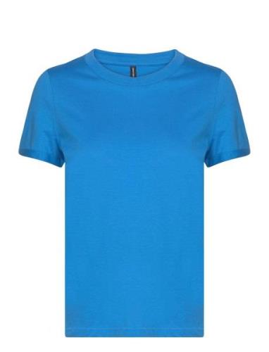 Vmpaula S/S T-Shirt Ga Noos Vero Moda Blue