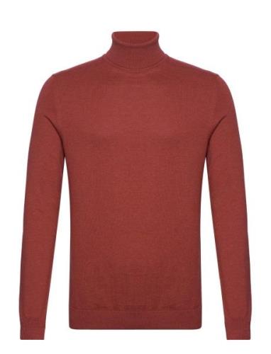 Slhberg Roll Neck Noos Selected Homme Burgundy