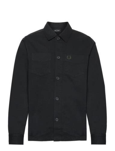 Twill Overshirt Fred Perry Black