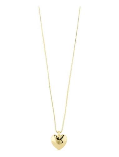 Sophia Recycled Heart Necklace Pilgrim Gold