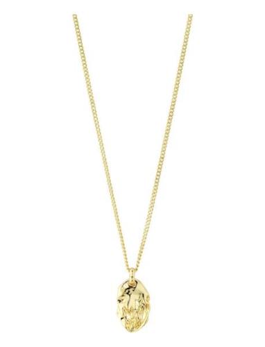 Sun Recycled Coin Necklace Pilgrim Gold
