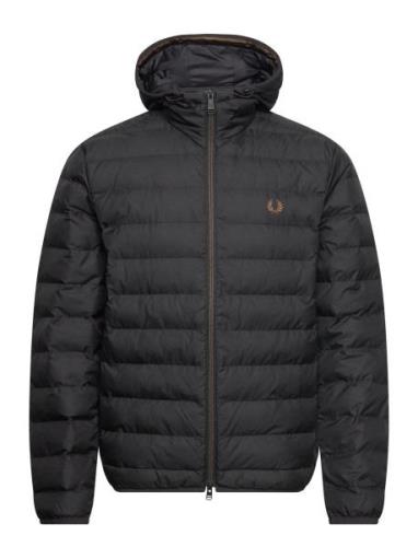 Hooded Insulated Jkt Fred Perry Black