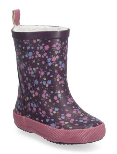 Wellies Aop W. Lining CeLaVi Purple