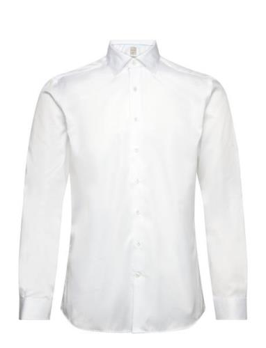 1927:Twill Weave Shirt Wf L/S Lindbergh Black White