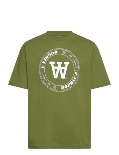 Asa Tirewall T-Shirt Gots Double A By Wood Wood Green