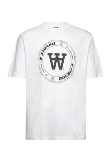 Asa Tirewall T-Shirt Gots Double A By Wood Wood White