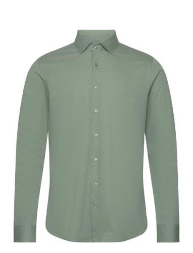 Solid Pique Slim Shirt Michael Kors Green