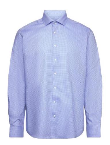 Bs Thorpe Modern Fit Shirt Bruun & Stengade Blue