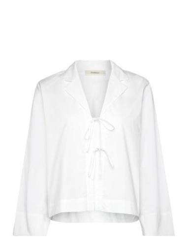 Helveiw Cropped Shirt InWear White