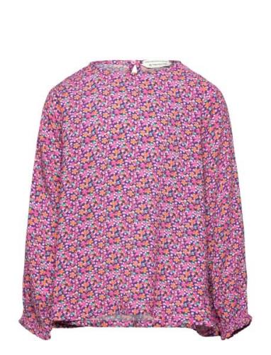 All Over Printed Flower Blouse Tom Tailor Patterned