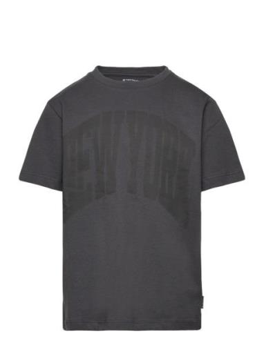 Regular Printed T-Shirt Tom Tailor Grey