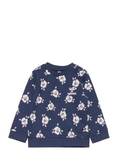 Hmlbloom Sweatshirt Hummel Navy