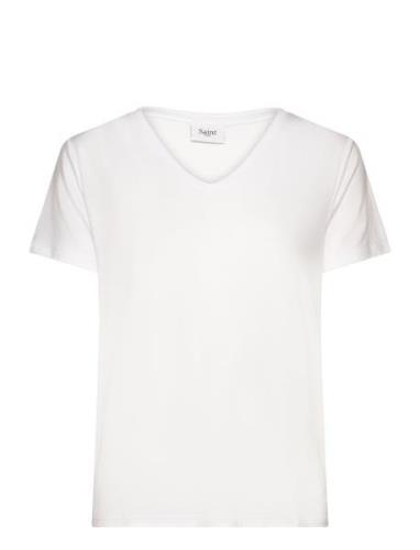 Adeliasz V-N T-Shirt Saint Tropez White