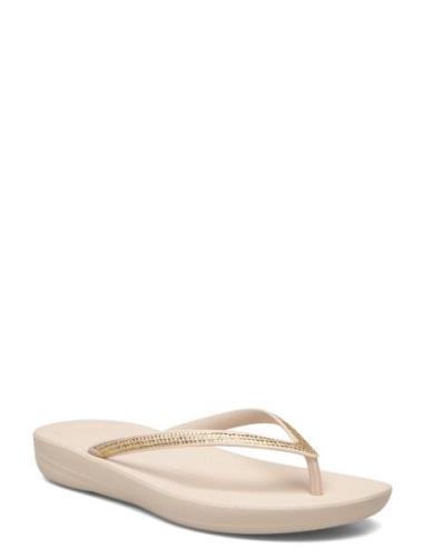 Iqushion Sparkle FitFlop Beige