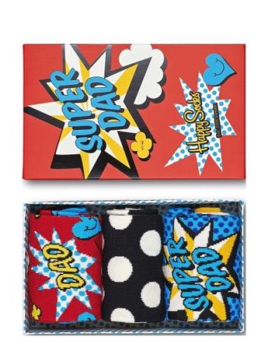 3-Pack Father's Day Socks Gift Set Happy Socks Patterned