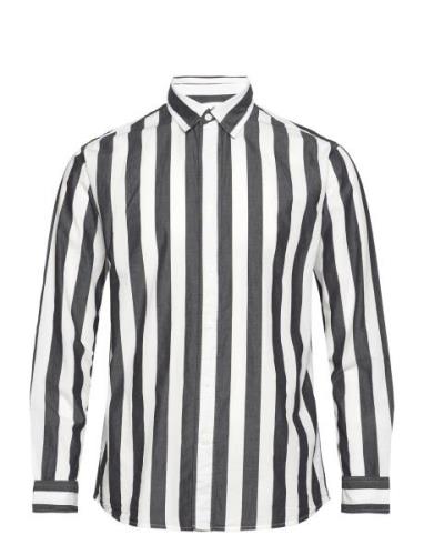 Slhregredster Shirt Stripe Ls W Selected Homme Black