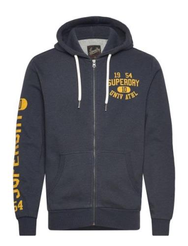 Athletic Coll Graphic Ziphood Superdry Navy