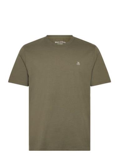 T-Shirts Short Sleeve Marc O'Polo Khaki