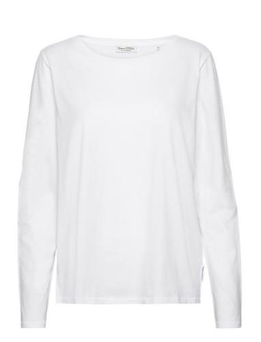 T-Shirts Long Sleeve Marc O'Polo White