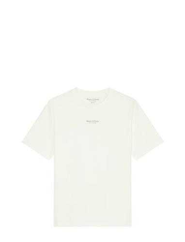 T-Shirts Short Sleeve Marc O'Polo Cream