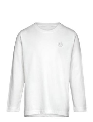 Regular Fit Badge Long Sleeved - Go Knowledge Cotton Apparel White