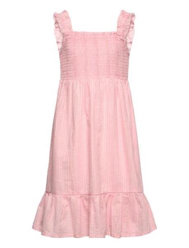 Dress Cotton Lurex Creamie Pink