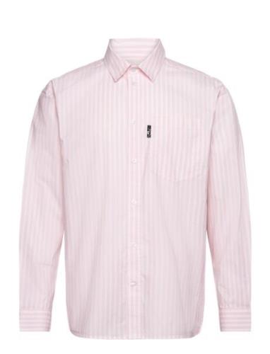 Wwday Striped Shirt Double A By Wood Wood Pink