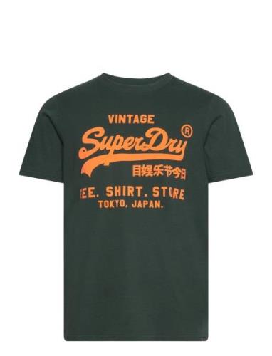 Neon Vl T Shirt Superdry Green