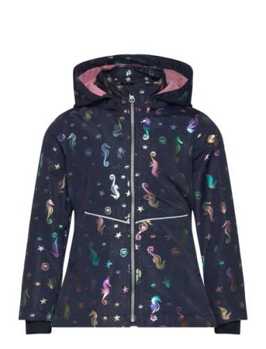 Nmfmaxi Jacket Seahorse Foil Name It Navy