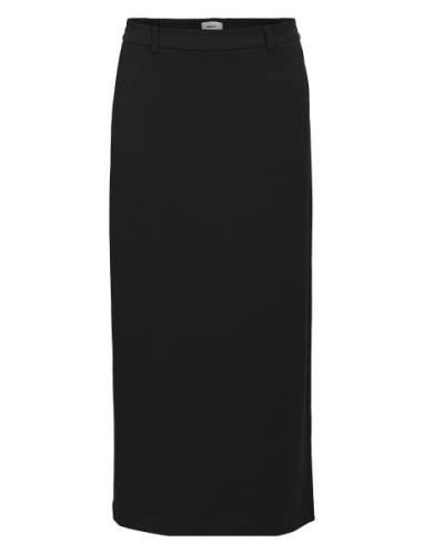Objlisa Mw Long Skirt Noos Object Black