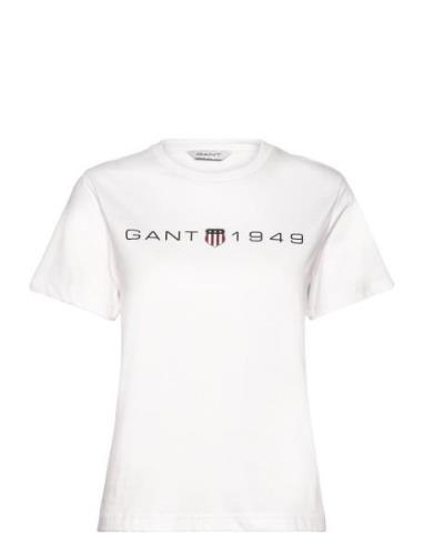 Reg Printed Graphic T-Shirt GANT White