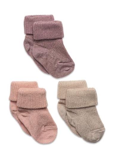 Ida Glitter Socks - 3-Pack Mp Denmark Patterned